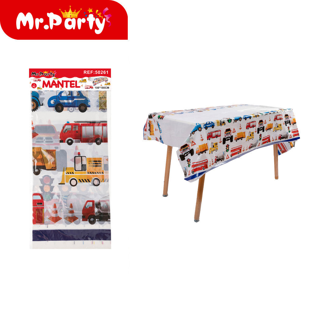 Manteles de Fiesta Infantiles Mr. Party 108x180 cm – Varios Diseños