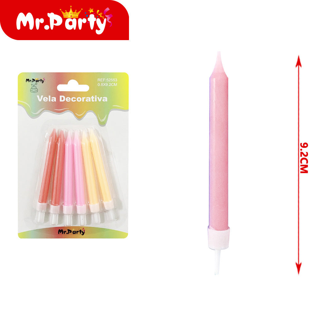 Vela Decorativa de espirales y figuras Mr. Party