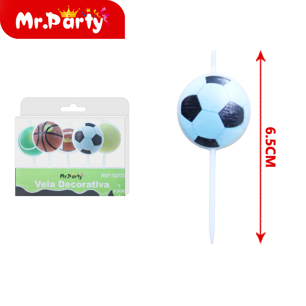 Vela Decorativa de figura divertida Mr. Party