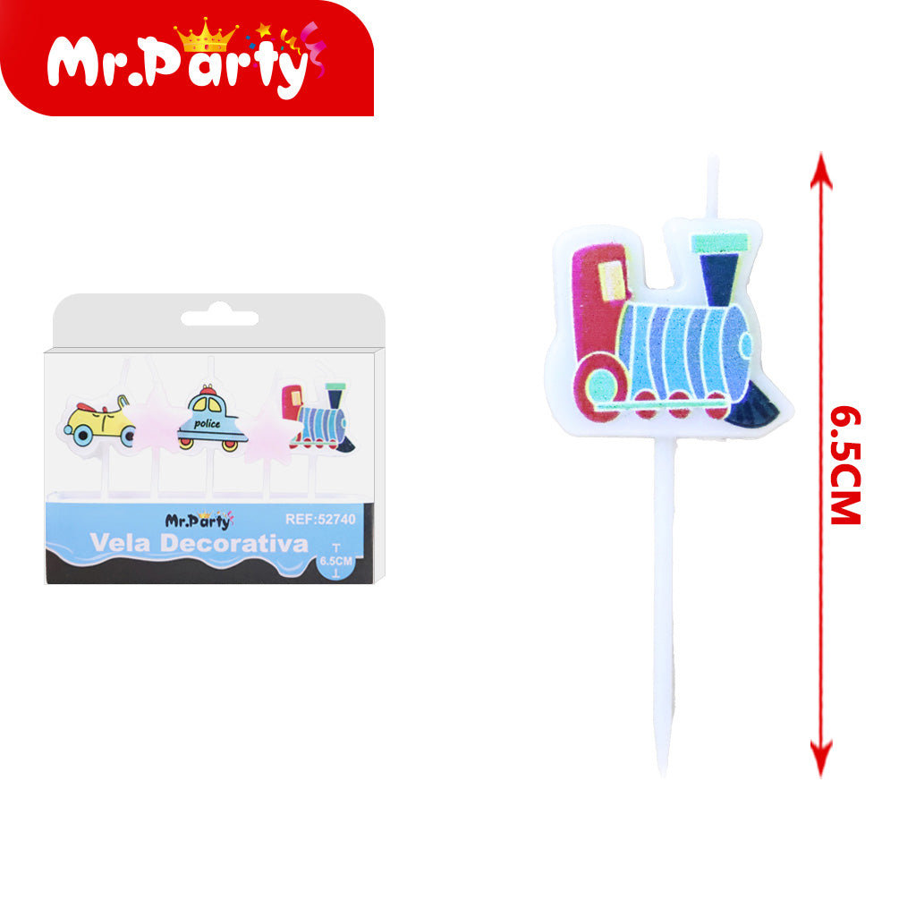 Vela Decorativa de figura divertida Mr. Party