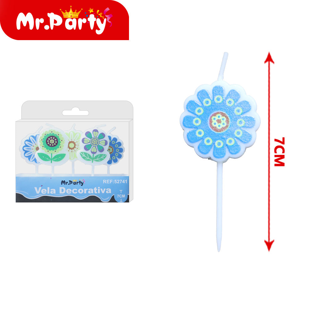 Vela Decorativa de figura divertida Mr. Party