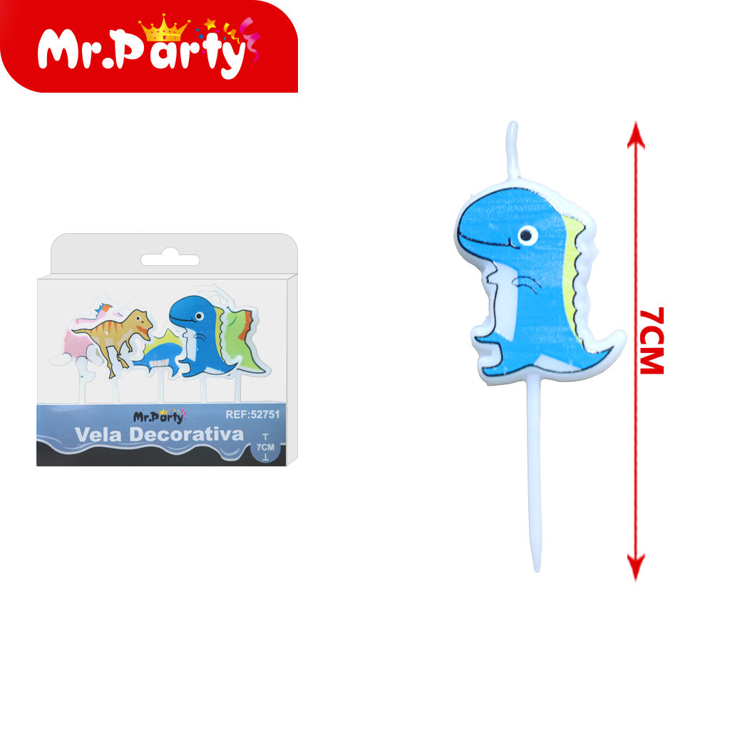 Vela Decorativa de figura divertida Mr. Party