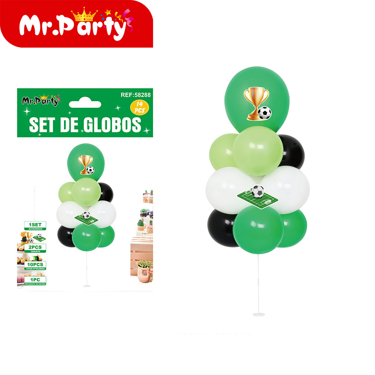 🎈 Set de Globos Centro de Mesa Temático (Armado Fácil) | Decoración para Fiesta 🎉