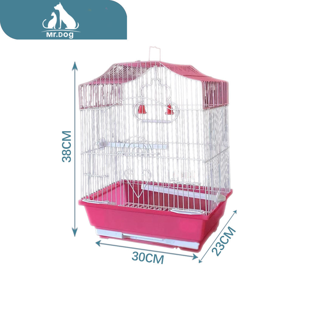 Jaula de toro para pájaros de alambre de 30×23 x 38 cm paq. con 20 pzas