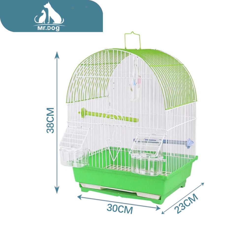 Jaula de toro para pájaros de alambre de 30×23 x 38 cm paq. con 20 pzas