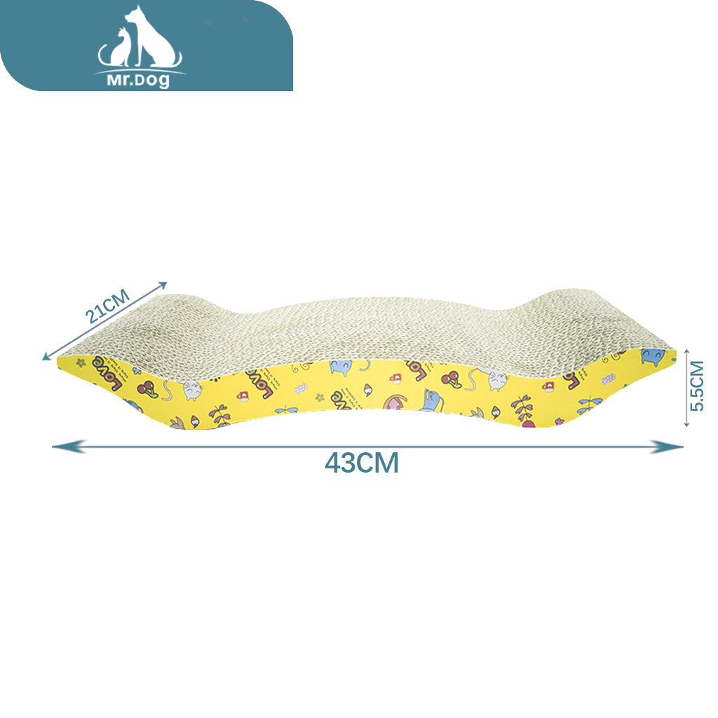 Rascador longue de dibujos animados 43cm ancho 21cm alto 5,5cm0,4 paq. con 12 pzas