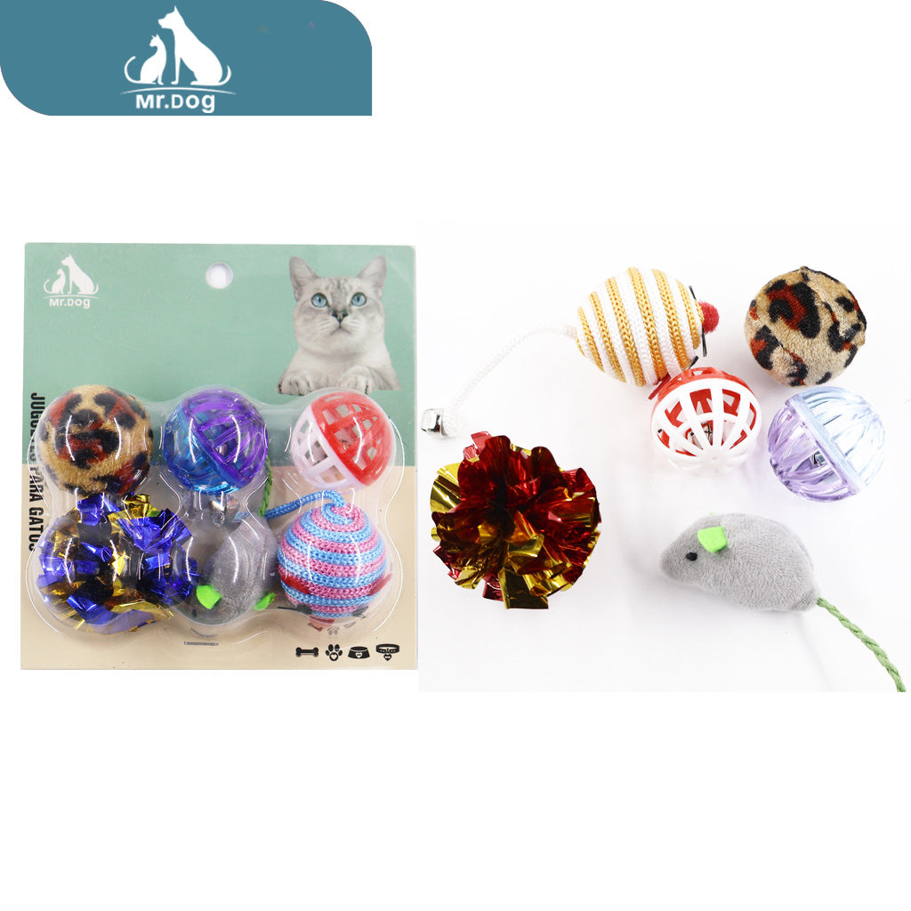Juguete para mascota de juguetes para gatos paq. con 12 pzas