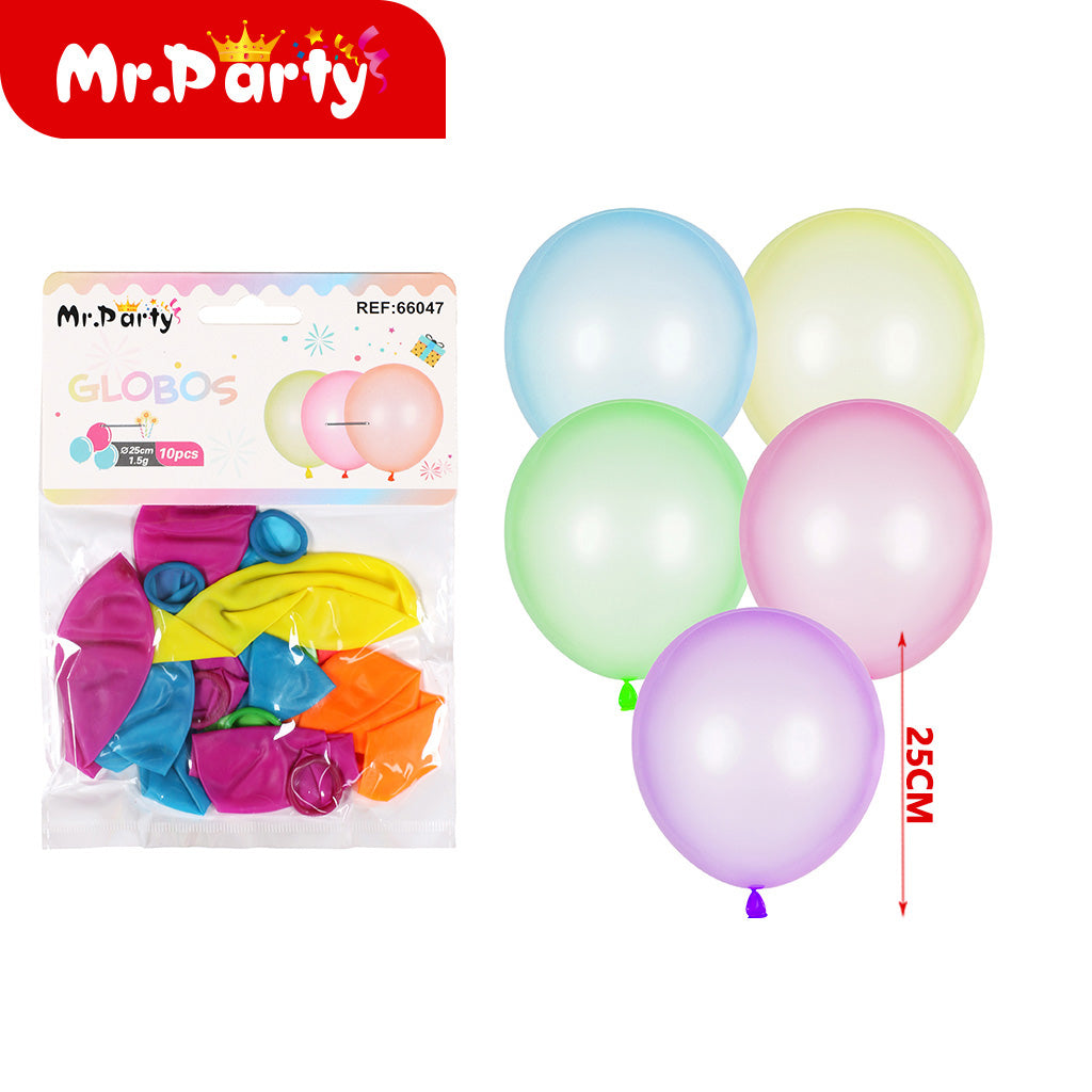 Bola fluorescente de 15 g (colores variados) 10 piezases (12paquetes)