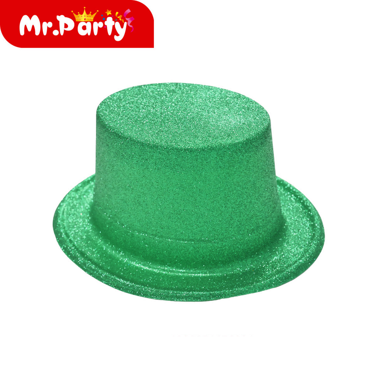 🎩✨ Sombreros de Glitter para Fiesta (Sombrero de Copa / Bombín con Flecos) | Accesorio Photobooth & Cotillón- 12 pzas Mayoreo