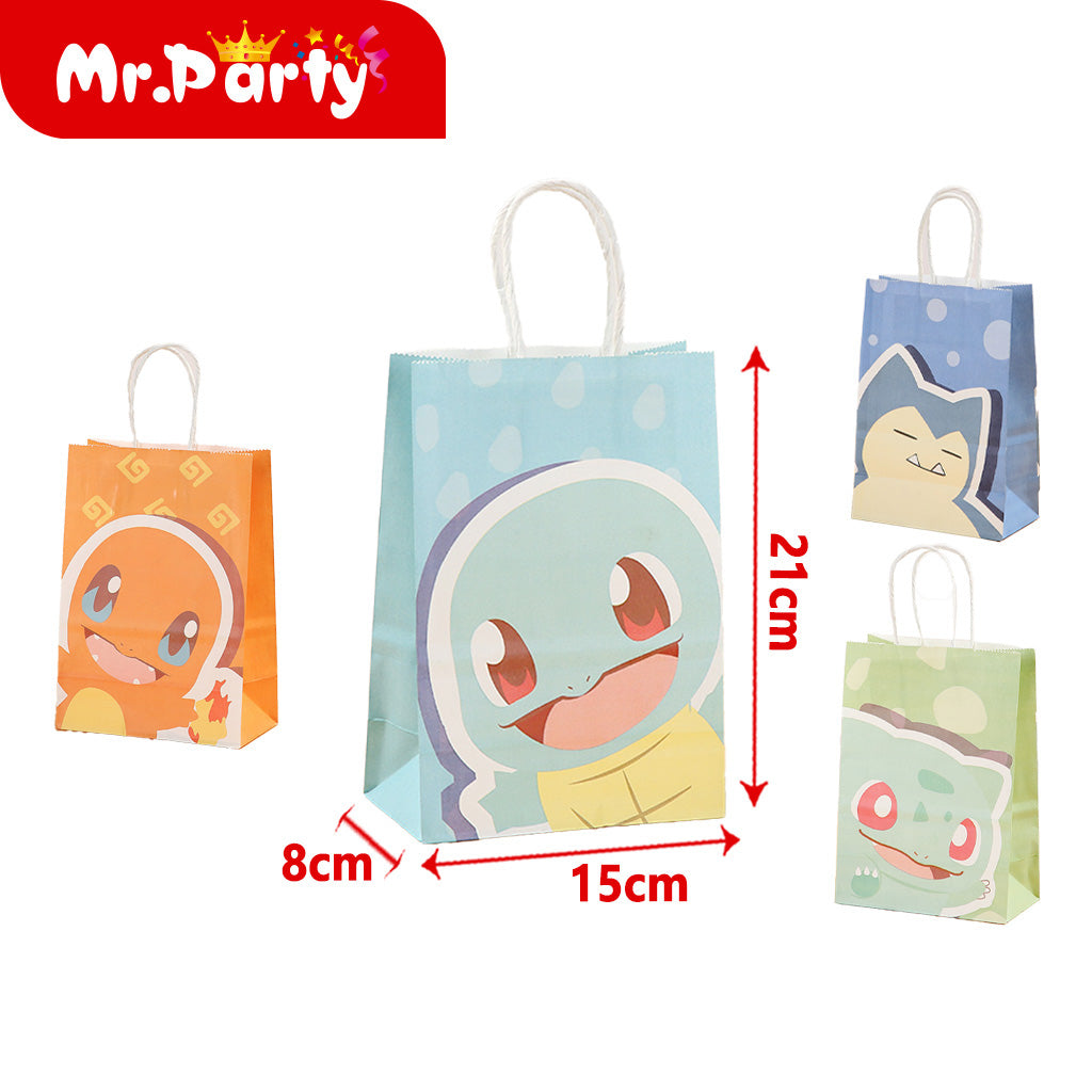 Bolsa de papel kraft de dinosaurio 21*15*8 (12paquetes)