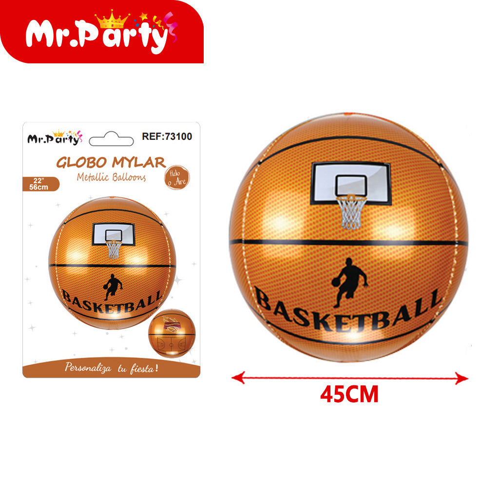 Globo Mylar Balón & Paleta 45 cm – Deportes y Dulces para tu Fiesta