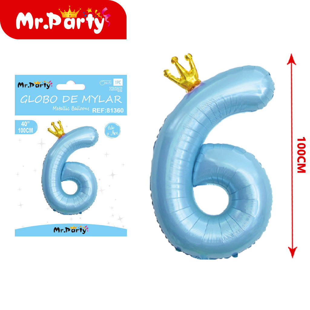 película de aluminio de 40 pulgadas digital blue crown 6 (12paquetes)