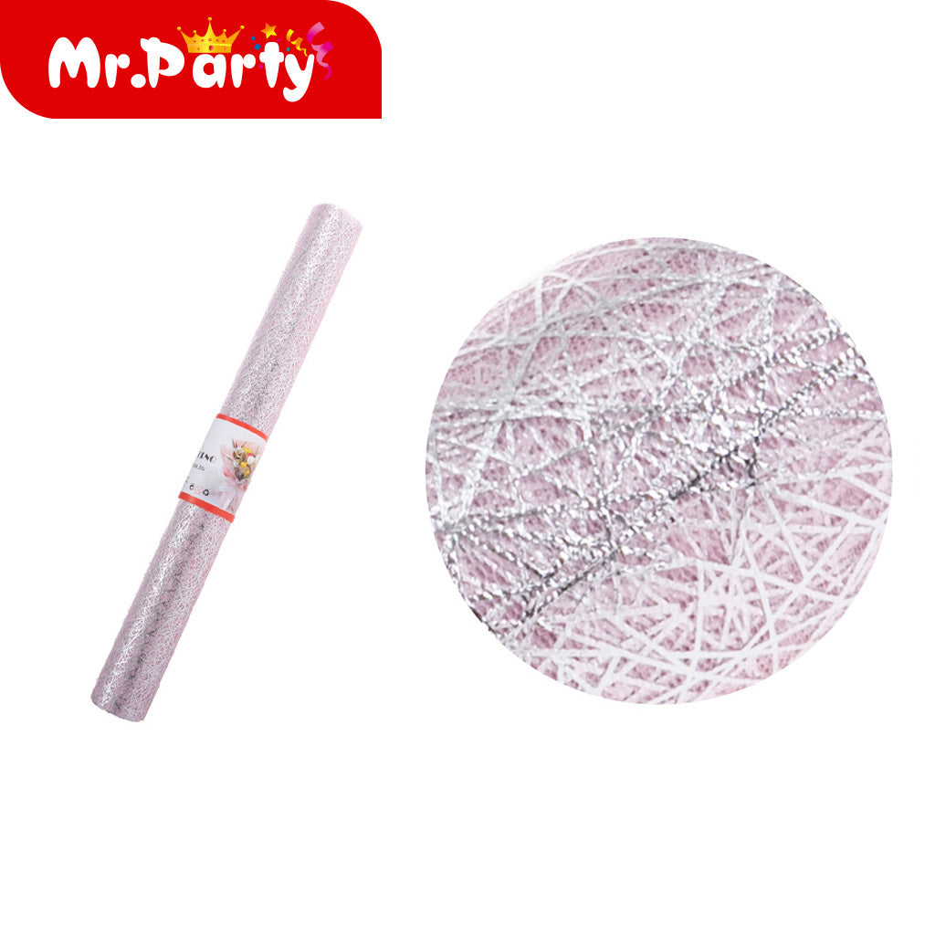 48cm*3y estampado en caliente patrón aleatorio rosa estampad (12paquetes)