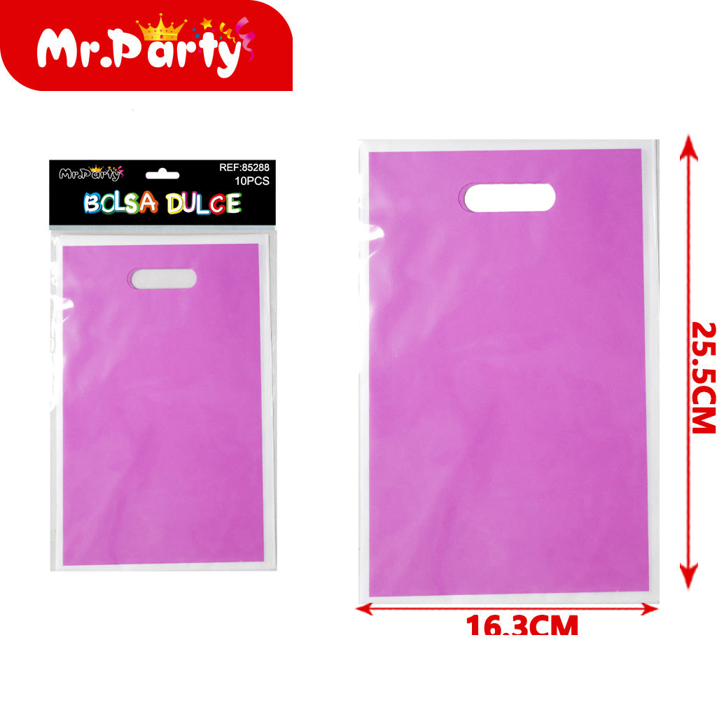 Bolsa de película de aluminio perlado de un solo color púrpu (12paquetes)