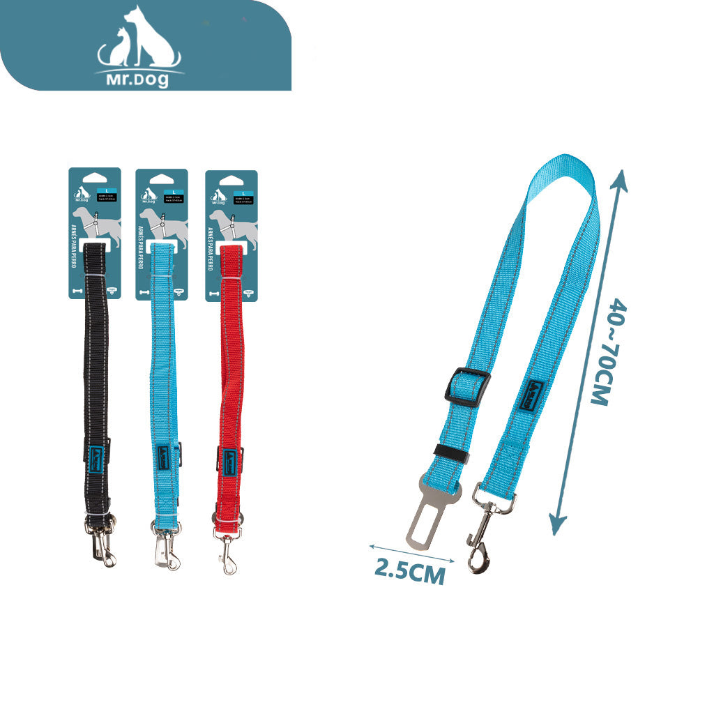 Correa seguridad de seguridad para coche q037 de 2,5 cm, de seda reflectante, 4070 cm paq. con 12 pzas
