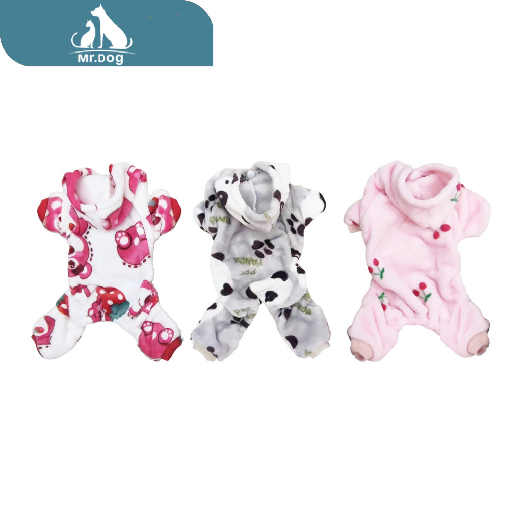 Bolsa para mascota de franela de dibujos animados de cuatro patas s, m, l, xl (Precio por 1 Pieza)