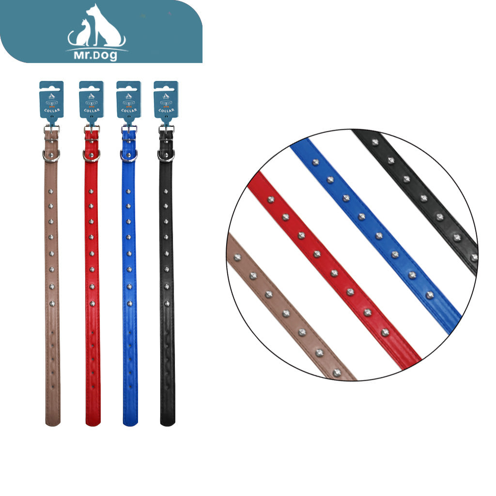 Collar con tachuelas de hongo 2.0/45 colores mixtos paq. con 12 pzas