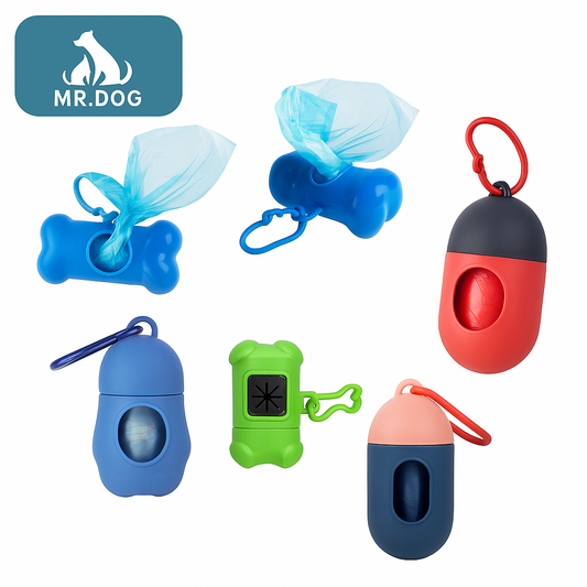 Dispensador de Bolsas para Popó Mr. Dog – Porta Bolsas de Paseo 🐾