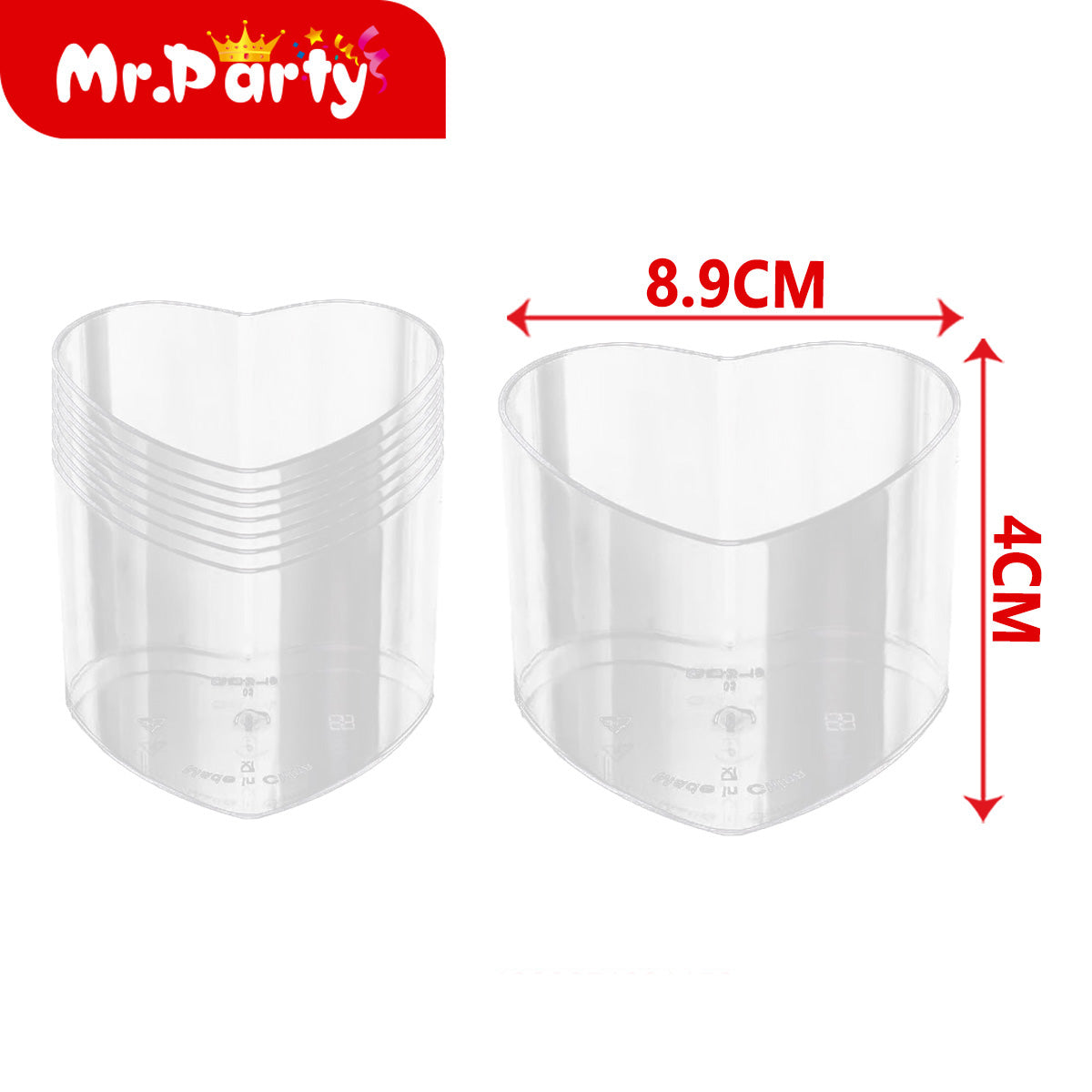 ✨ Vasitos Mini Transparentes para Postres, Degustaciones, Gelatina, Dulces y Mesa de Postres |cada paquete contiene 8pzas