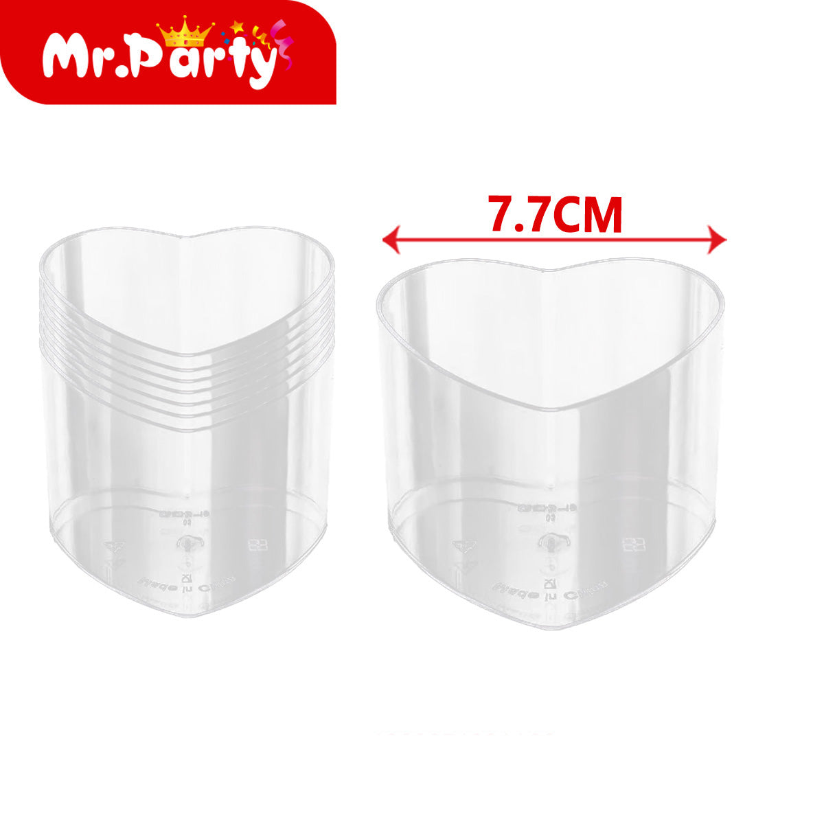 ✨ Vasitos Mini Transparentes para Postres, Degustaciones, Gelatina, Dulces y Mesa de Postres |cada paquete contiene 8pzas