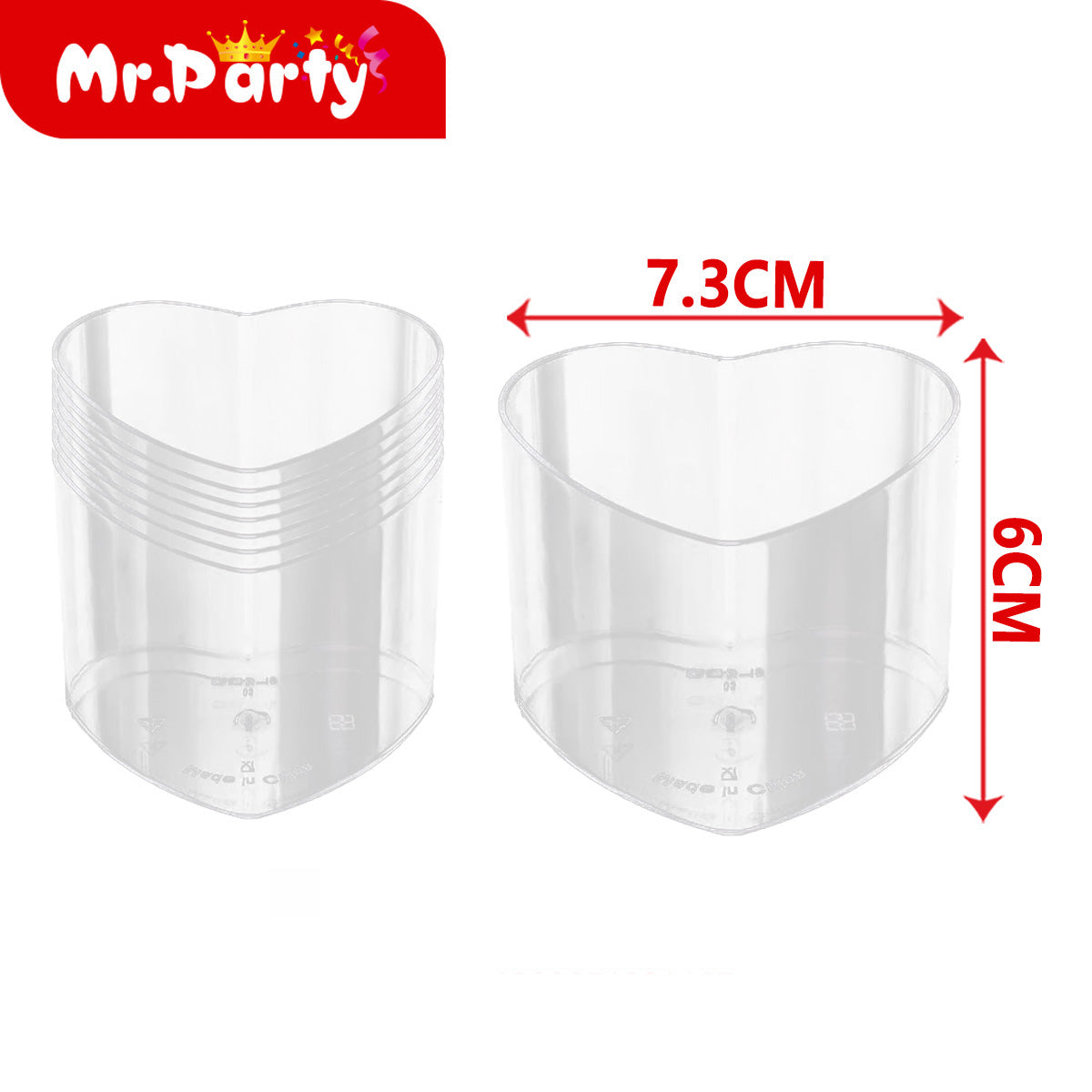 ✨ Vasitos Mini Transparentes para Postres, Degustaciones, Gelatina, Dulces y Mesa de Postres |cada paquete contiene 8pzas