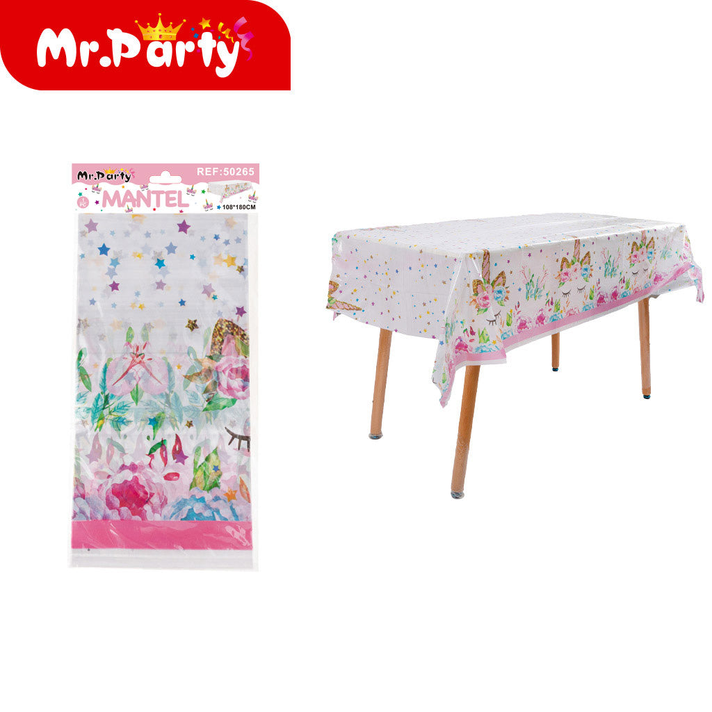 Manteles de Fiesta Infantiles Mr. Party 108x180 cm – Varios Diseños