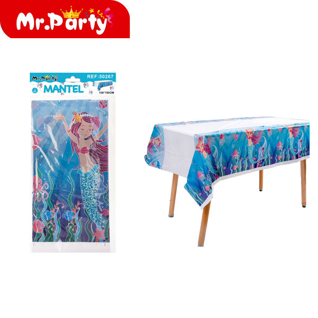 Manteles de Fiesta Infantiles Mr. Party 108x180 cm mayoreo 12 pzas – Varios Diseños