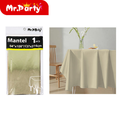 Mantel para fiesta desechable Mr. Party varios colores