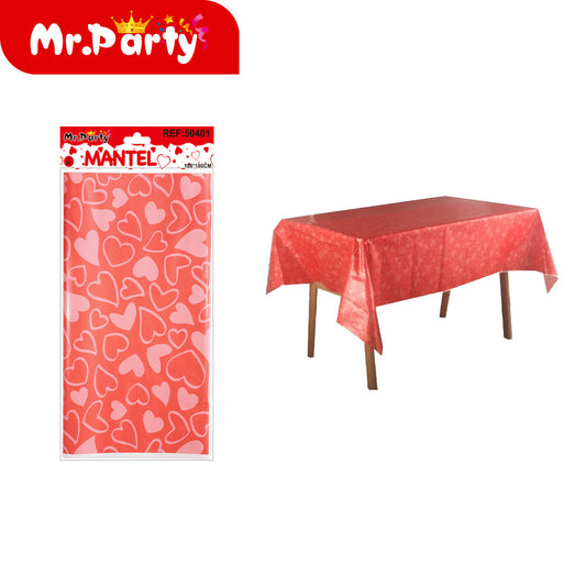 Mantel perlado para san valentín 137*183 zqr-01 (12paquetes)