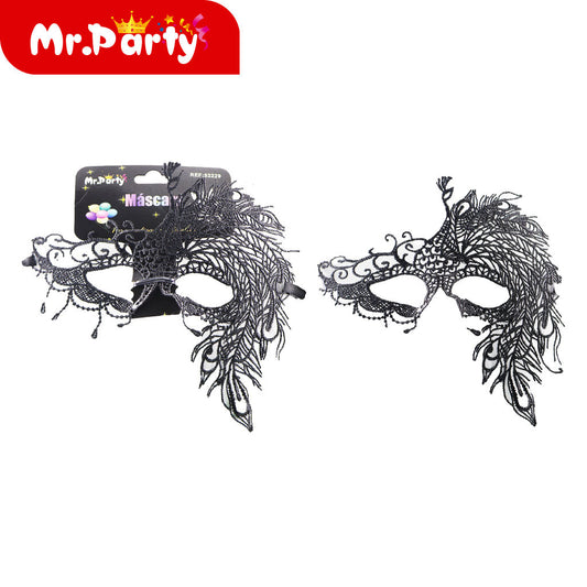 Mascarilla de encaje con tarjeta (12paquetes)