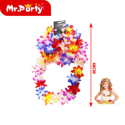 Set Hawaiano de Flores (lei 48 cm) | Mr. Party