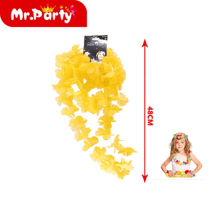 Set Hawaiano de Flores (lei 48 cm) | Mr. Party