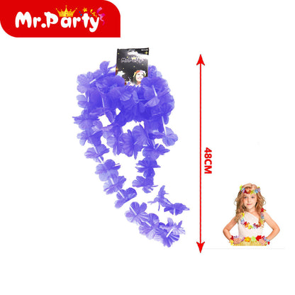 Set Hawaiano de Flores (lei 48 cm) | Mr. Party