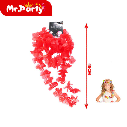 Set Hawaiano de Flores (lei 48 cm) | Mr. Party