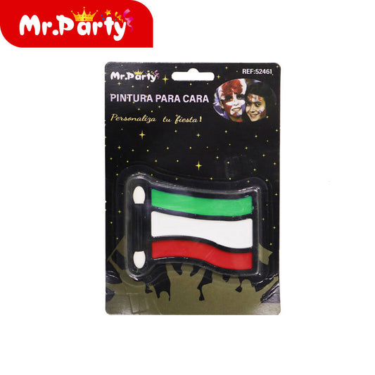 Bandera de tres colores tres crayones 30 g (12paquetes)