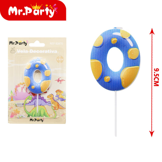 Vela Decorativa de numero divertida Mr. Party