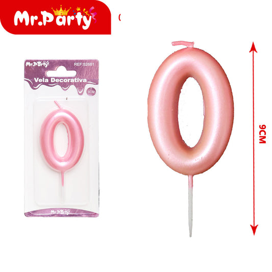 Vela Decorativa de numero elegante Mr. Party
