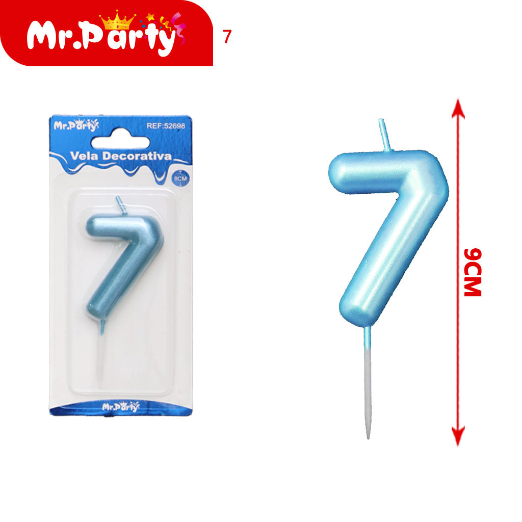 Vela Decorativa de numero elegante Mr. Party
