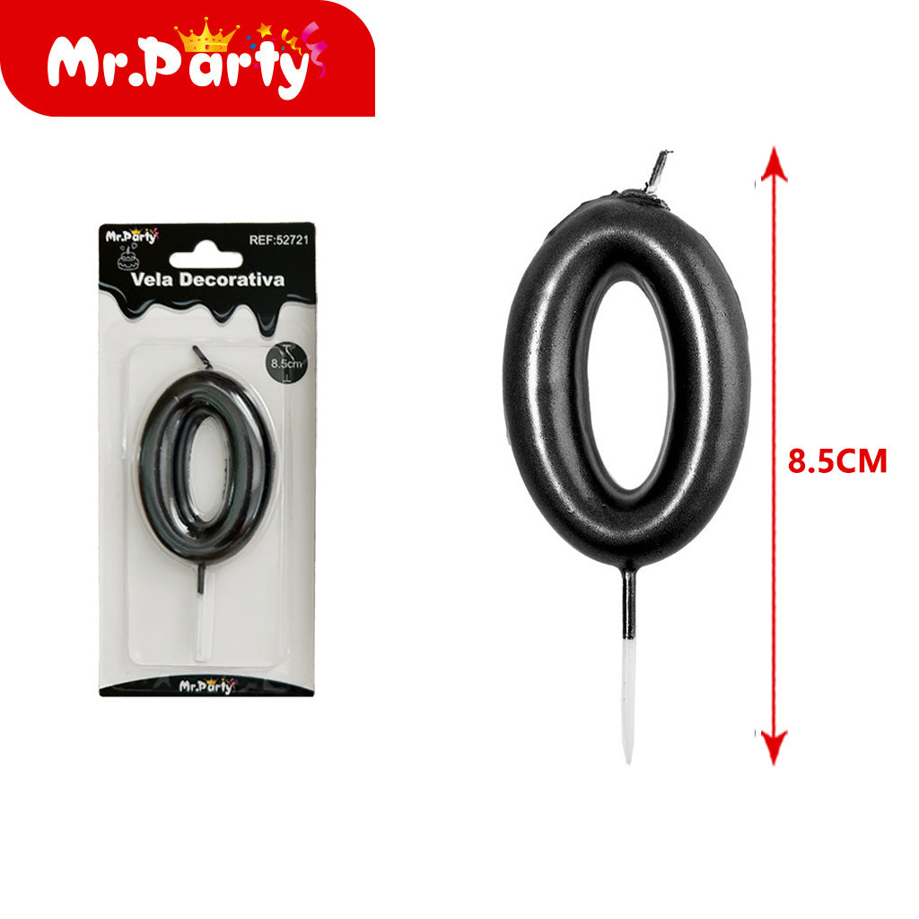 Vela Decorativa de numero elegante Mr. Party