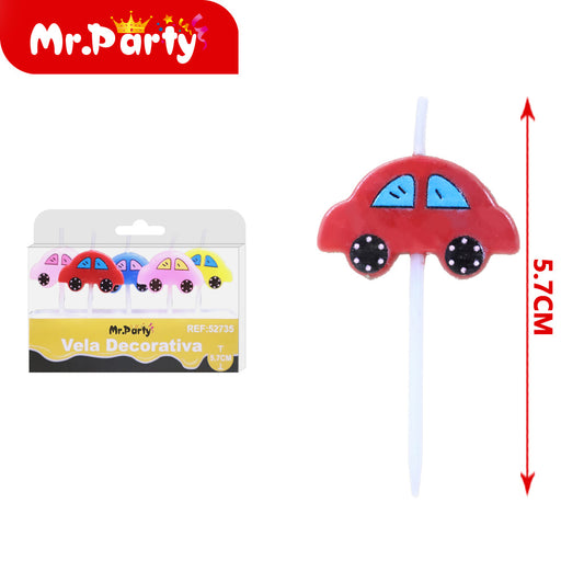 Caja de pvc para 5 velas de coche (12paquetes)