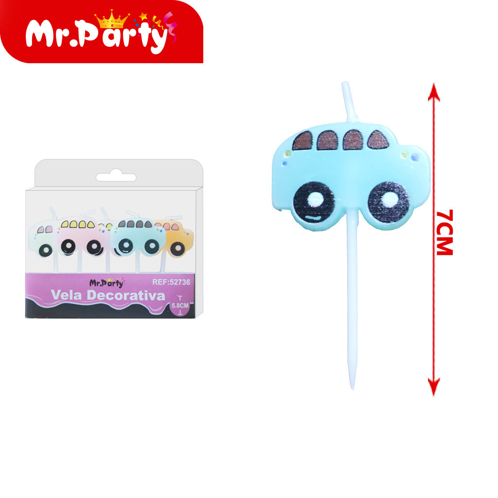 Vela Decorativa de figura divertida Mr. Party