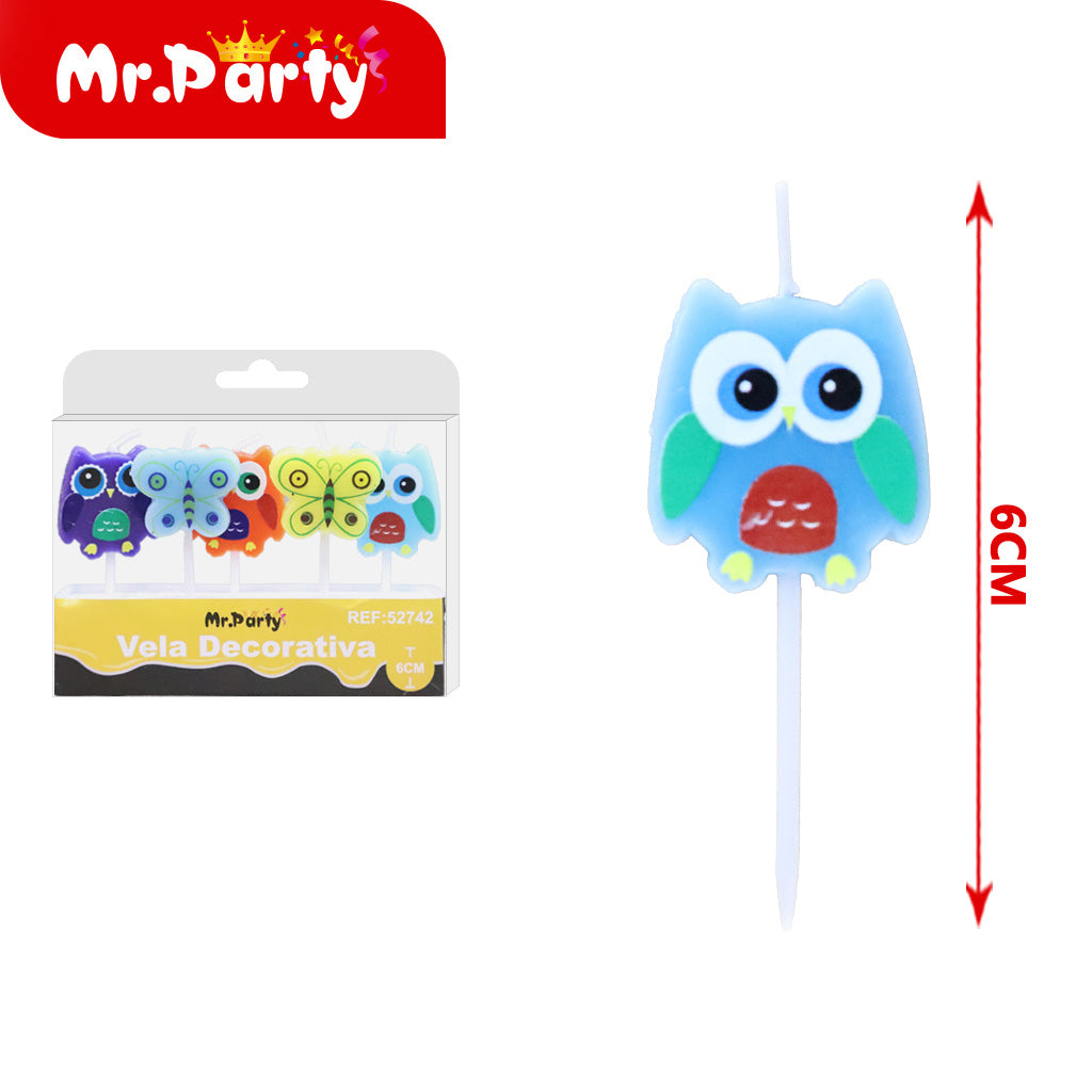 Vela Decorativa de figura divertida Mr. Party
