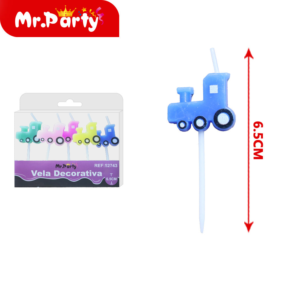 Vela Decorativa de figura divertida Mr. Party