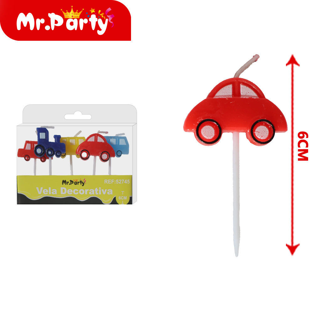 Vela Decorativa de figura divertida Mr. Party