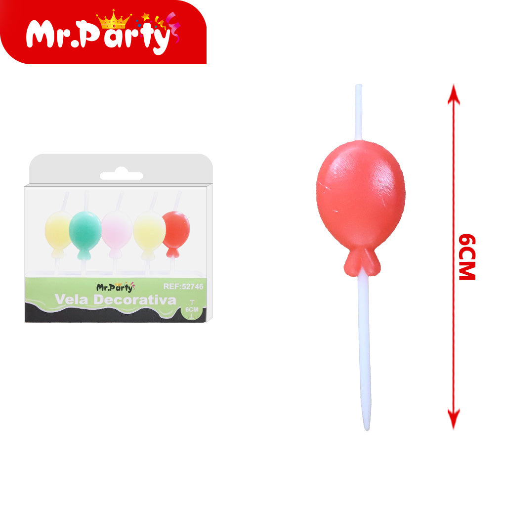 Vela Decorativa de figura divertida Mr. Party