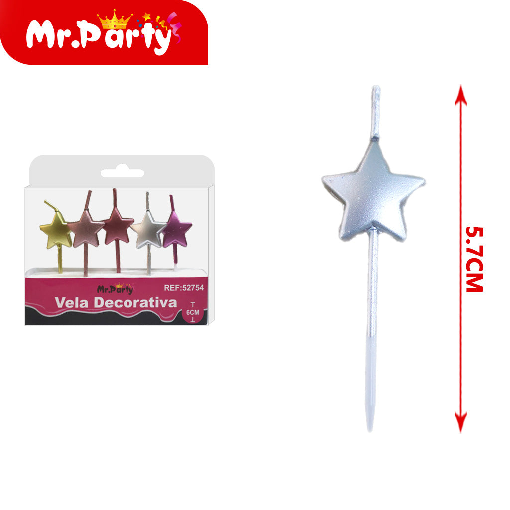 Vela Decorativa de figura divertida Mr. Party