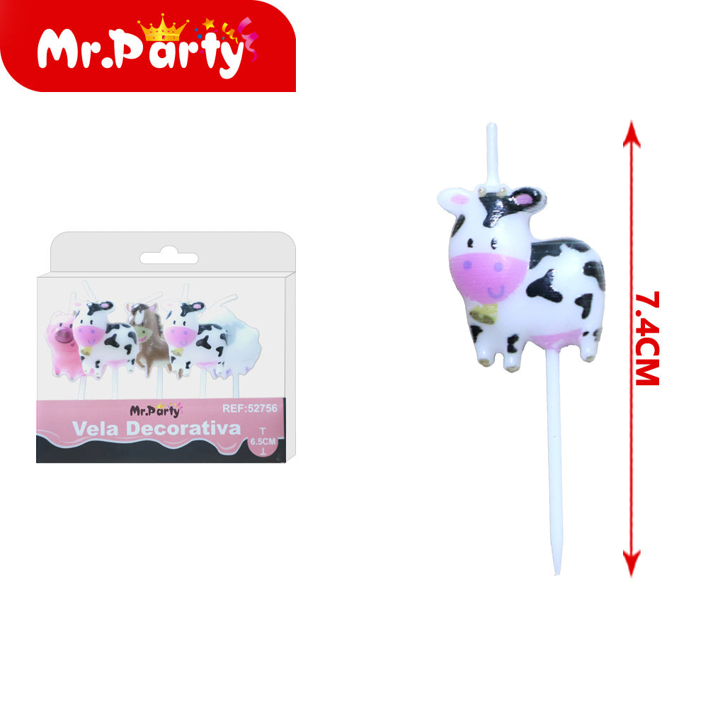 Vela Decorativa de figura divertida Mr. Party