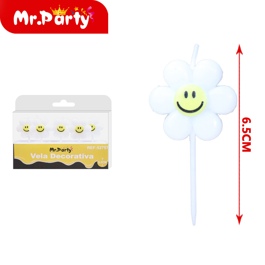 Vela Decorativa de figura divertida Mr. Party