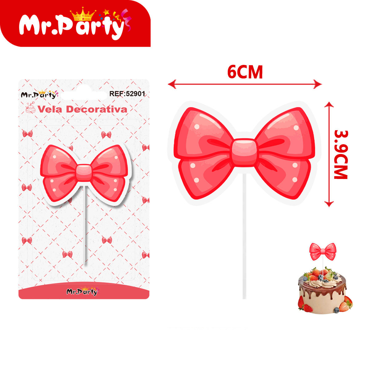 Vela Decorativa Tipo Topper para Pastel 🎂✨ | Diseños Bonitos para Cumpleaños, Fiesta y Temáticas- Mayoreo 12 pzas