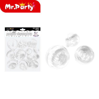 ✨ Adorno Decorativo Tipo Disco (12 pzas) | Esferas Brillantes para Fiesta y Decoración- Mayoreo 12 paquetes